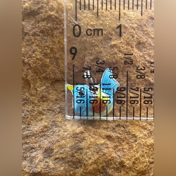 Cloisonné Sterling Silver 925 bird charm for Jewelry making, vintage - Picture 3 of 4